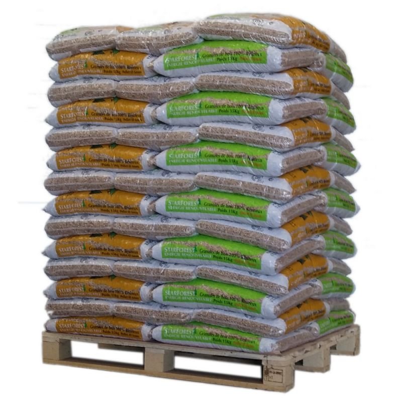 Pellet Starforest – Palette Mit 70 Säcken Zu 15 Kg