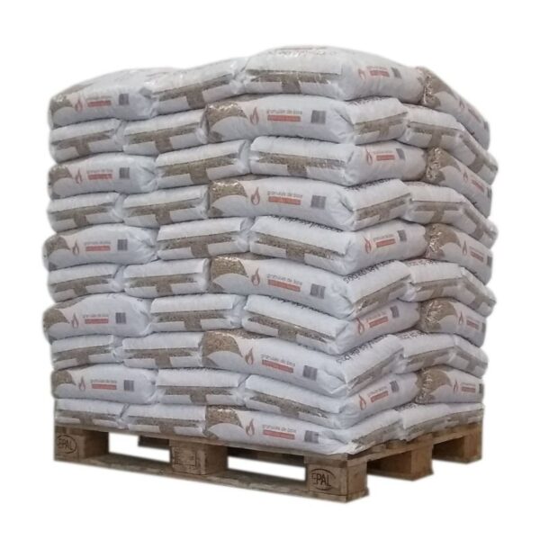 Sunpower-Pellets – Palette mit 70 Säcken à 15 kg